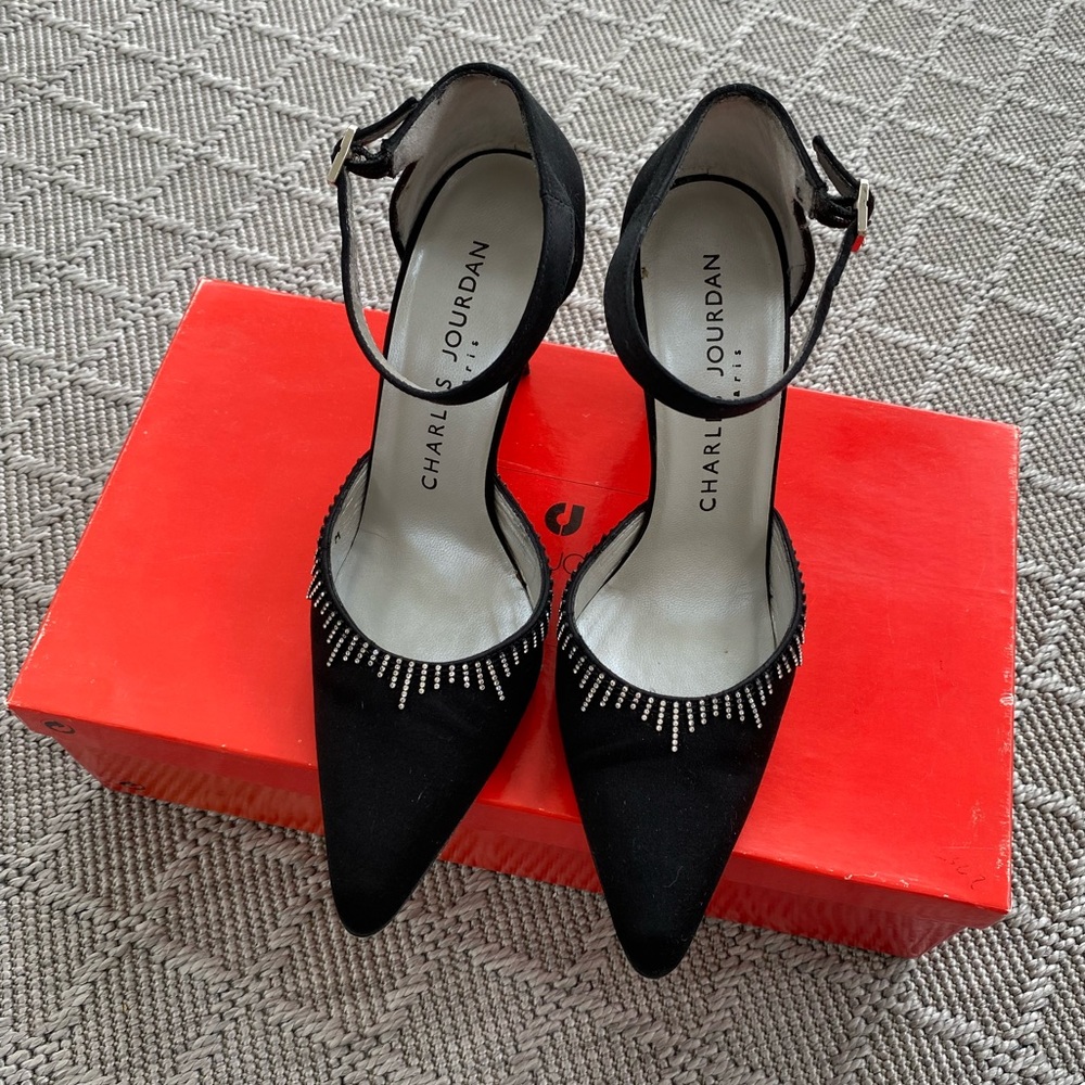 Charles Jourdan Black Evening Shoes
